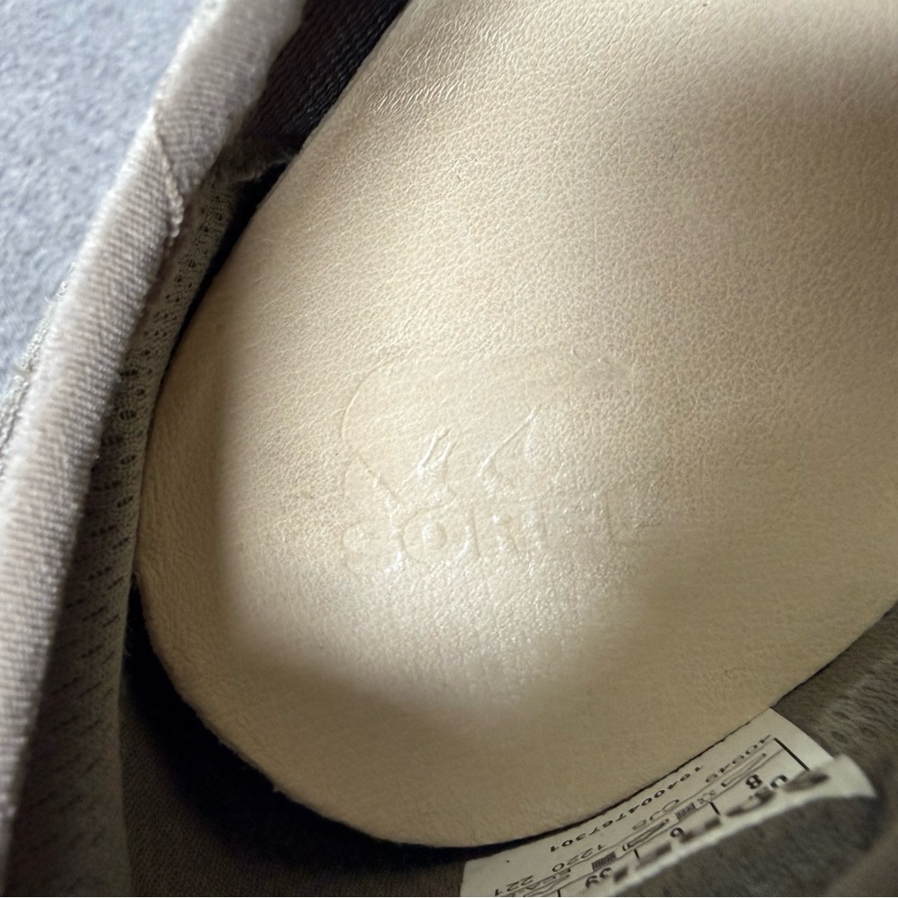 Sorel Women's Athletic Shoes in Gray and Neon Yellow - Picture 6 of 8